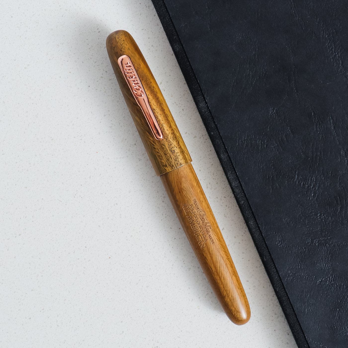 Conklin All American Fountain Pen - Matte Black/Rose Gold (Limited