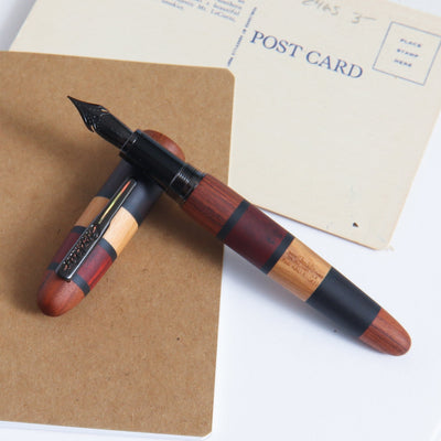 Conklin All-American Quad Wood Fountain Pen