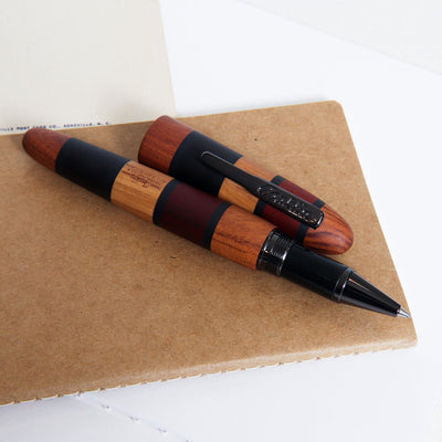 Conklin All-American Quad Wood Black Resin