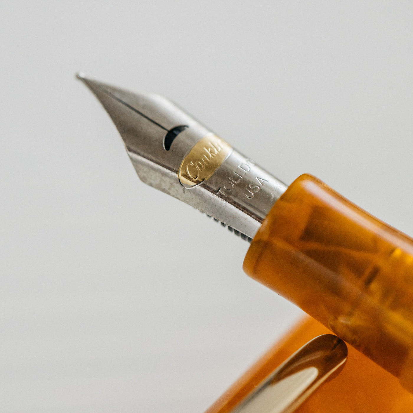 Conklin All American Sunburst Orange Fountain Pen