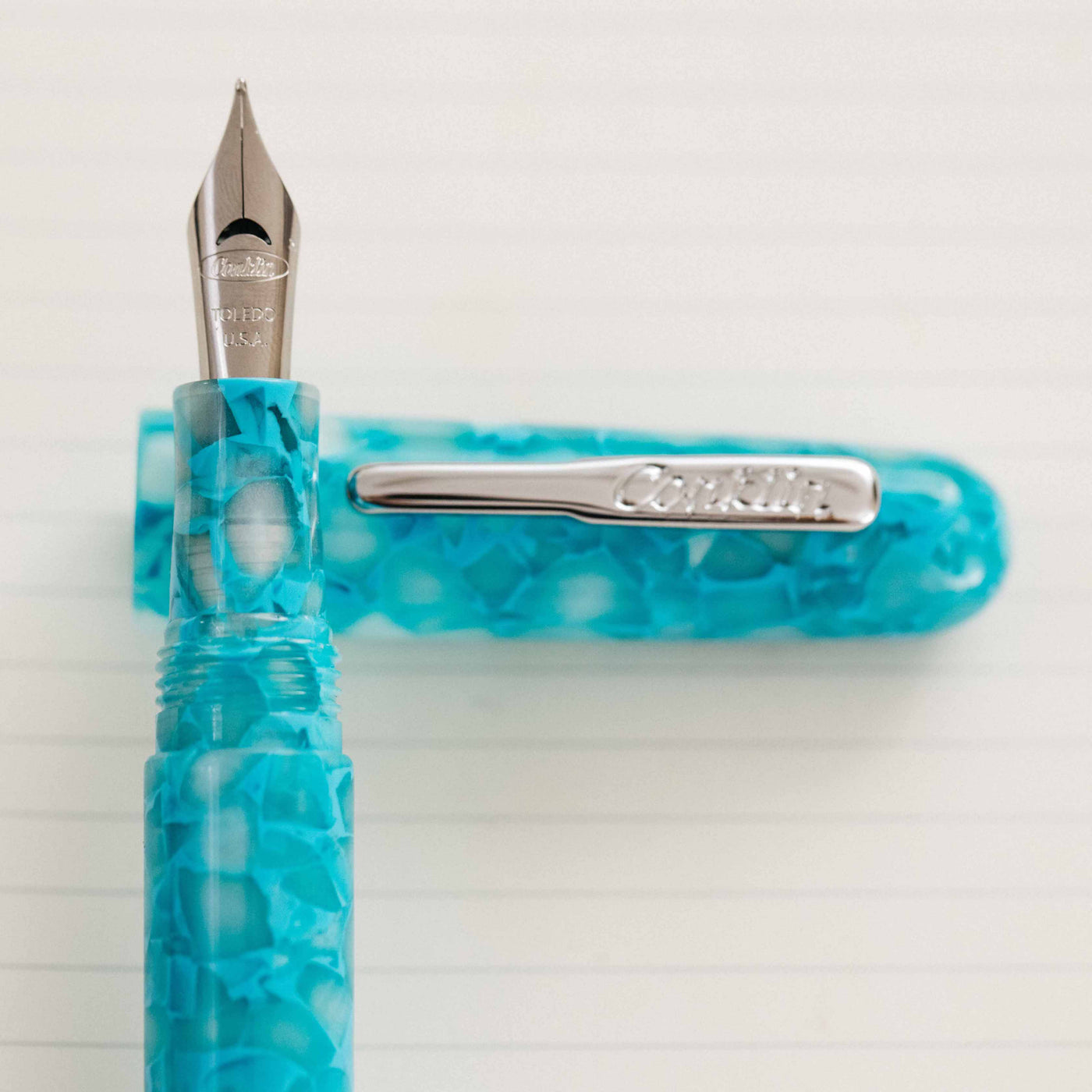 Conklin All American Turquoise Serenity Fountain Pen – Truphae