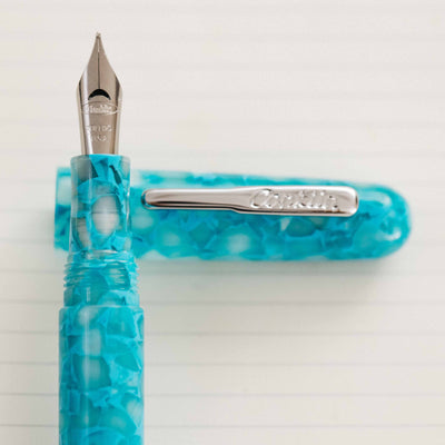 Conklin All American Turquoise Serenity Fountain Pen