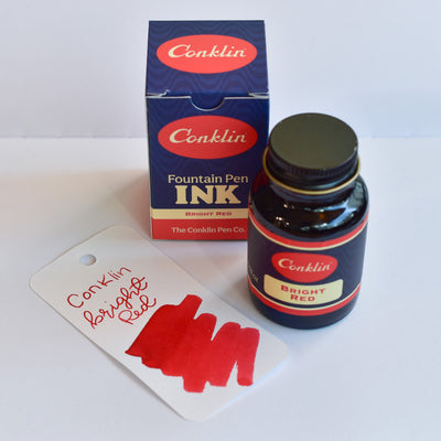 Conklin Bright Red Ink Bottle