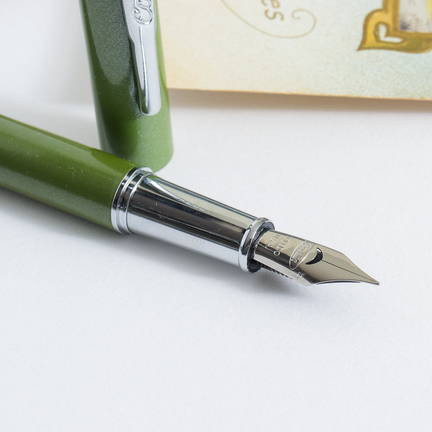 Conklin Coronet Olive Fountain Pen