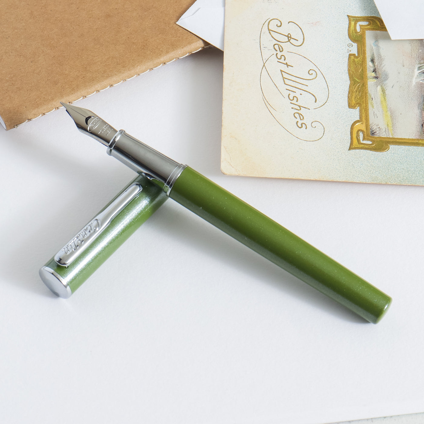 Conklin Coronet Olive Fountain Pen