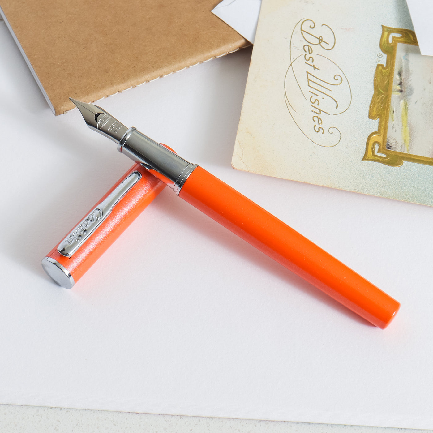 Conklin Coronet Orange Fountain Pen