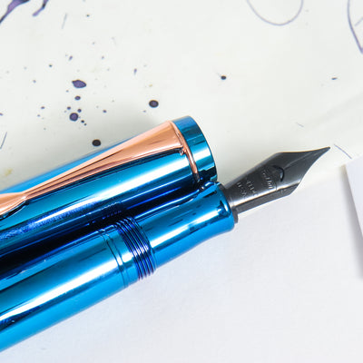 Conklin Duragraph Blue PVD Fountain Pen