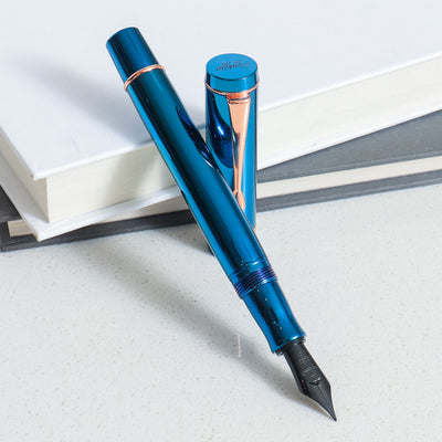 Conklin Duragraph Blue PVD Fountain Pen