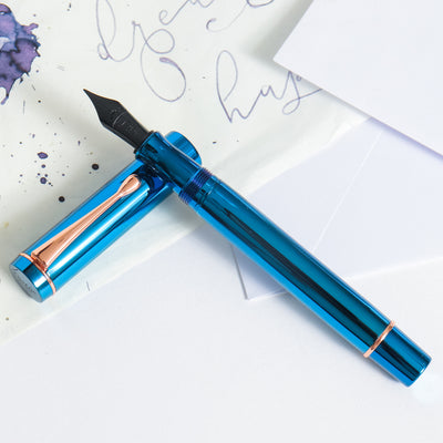 Conklin Duragraph Blue PVD Fountain Pen