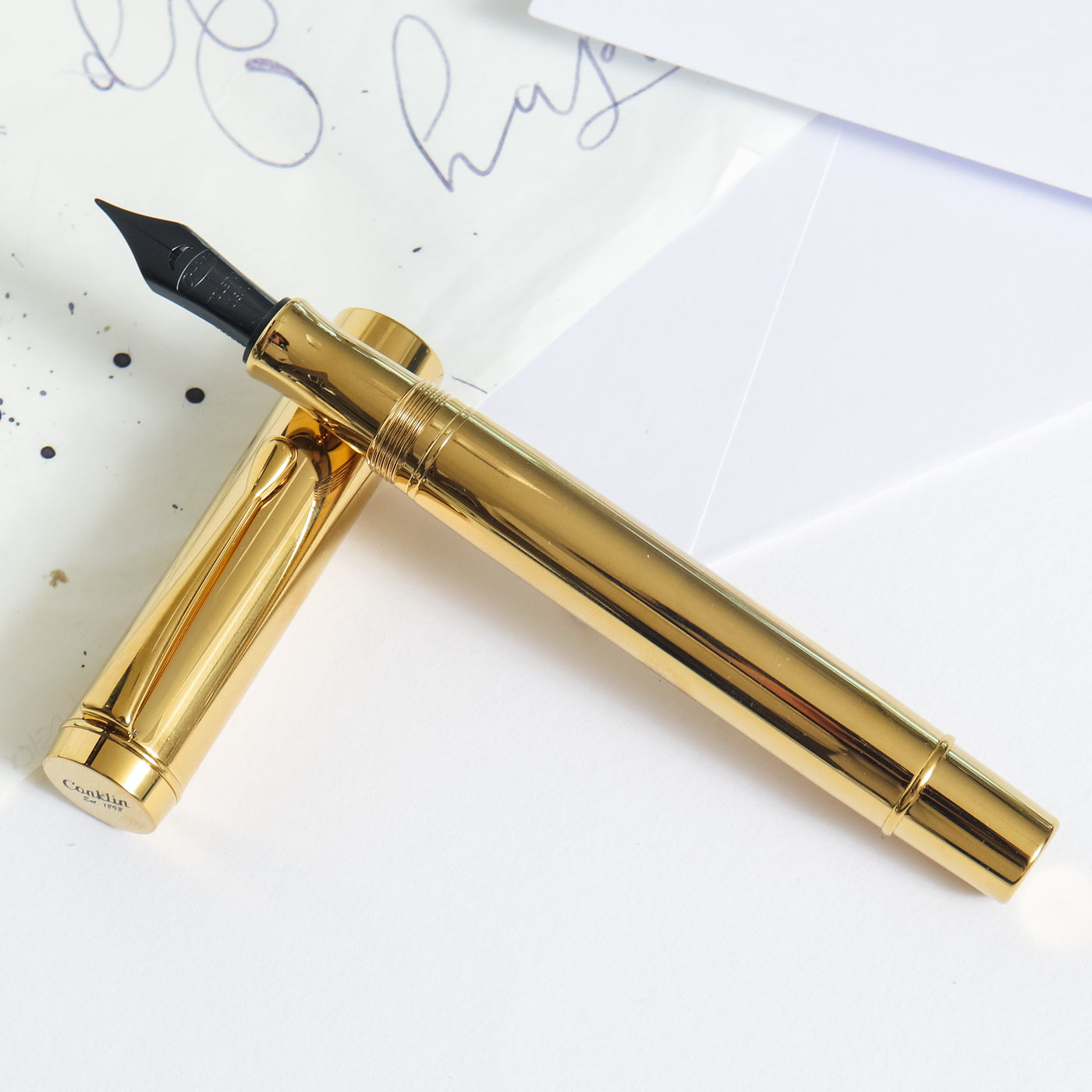 Conklin Duragraph Gold PVD Fountain Pen