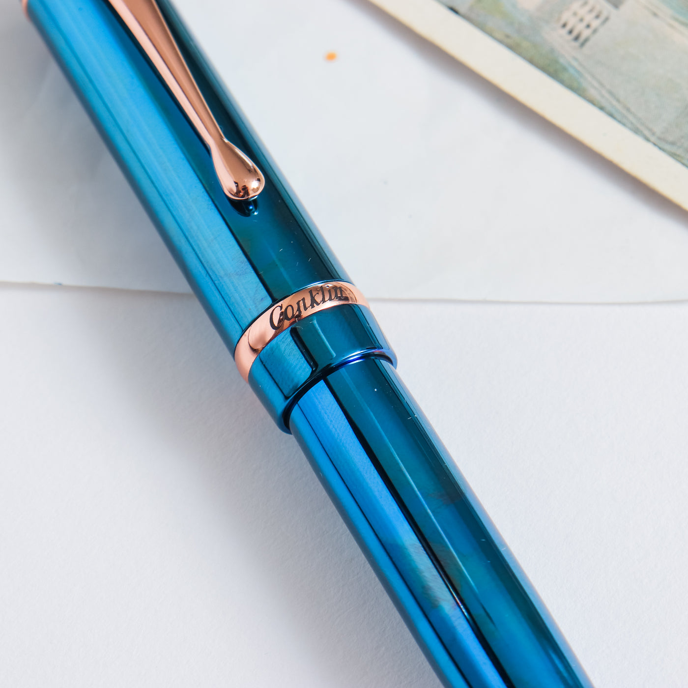 Conklin Duragraph Blue PVD Ballpoint Pen