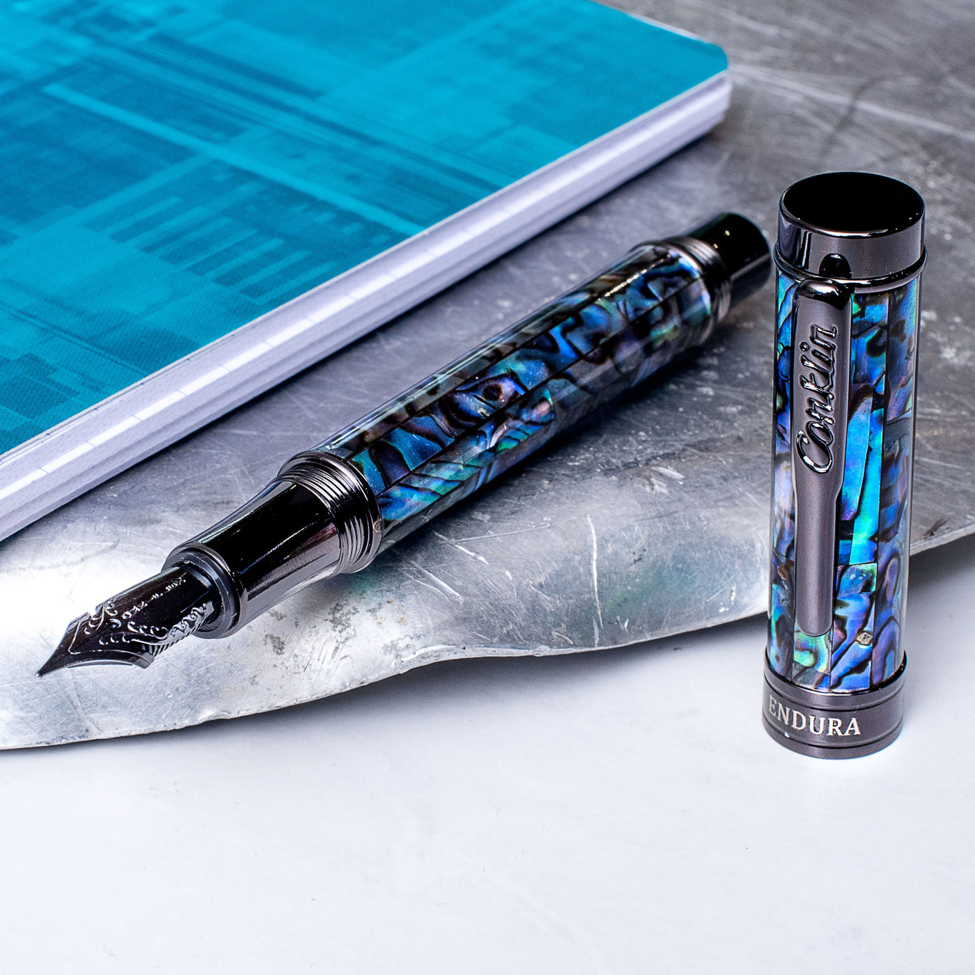 Conklin Endura Abalone Gunmetal Fountain Pen