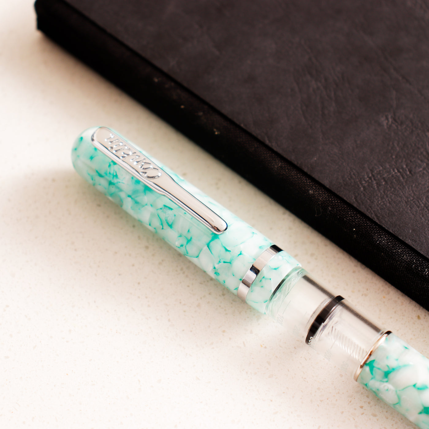 Conklin Heritage Word Gauge Turquoise Fountain Pen