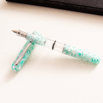 Conklin Heritage Word Gauge Turquoise Fountain Pen