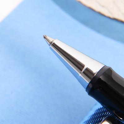Conklin-Herringbone-Signature-Blue-Rollerball-Pen-Tip