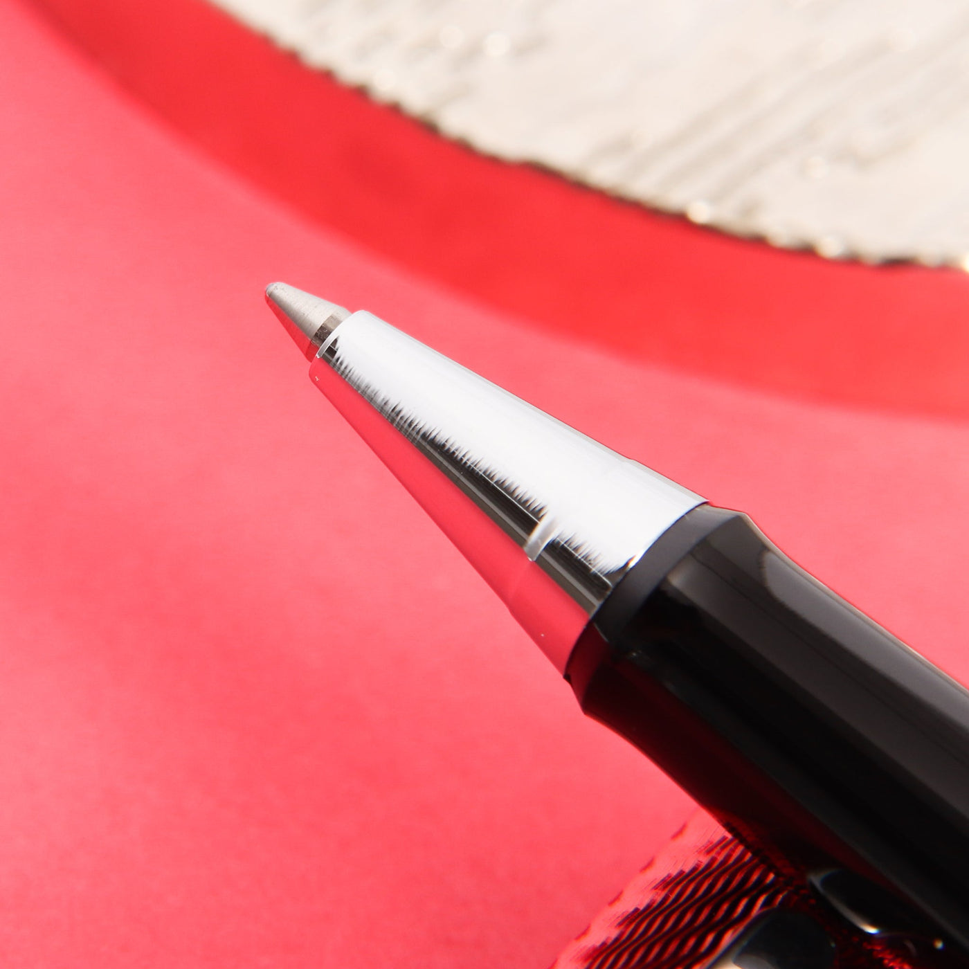 Conklin-Herringbone-Signature-Red-Rollerball-Pen-Tip