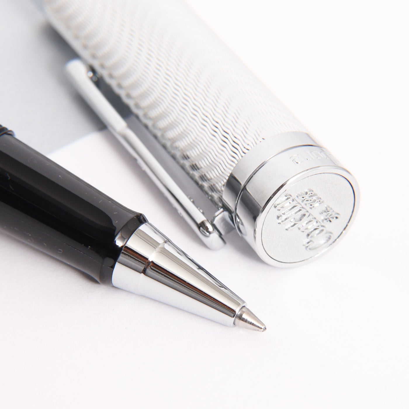 Conklin-Herringbone-Signature-Silver-Rollerball-Pen-Tip-Details