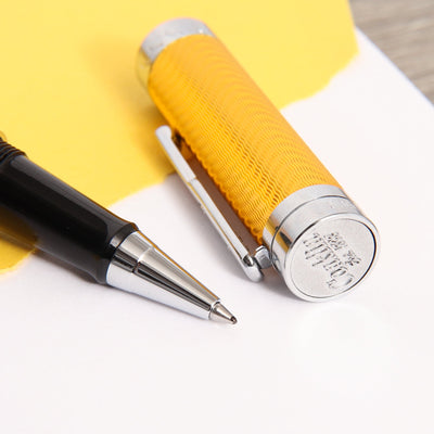Conklin-Herringbone-Signature-Yellow-Rollerball-Pen-Tip-Details