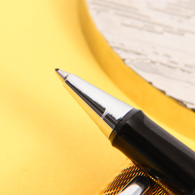 Conklin-Herringbone-Signature-Yellow-Rollerball-Pen-Tip