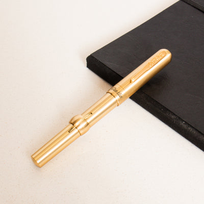 Conklin Mark Twain Crescent Filler Brass Fountain Pen