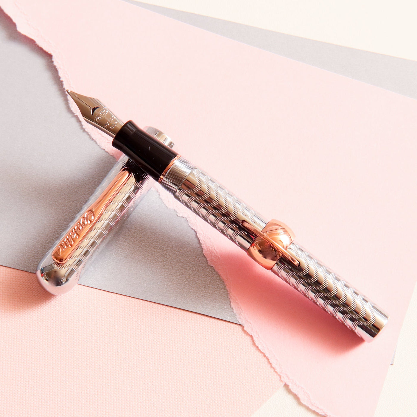 Conklin-Mark-Twain-Crescent-Filler-125th-Anniversary-Rose-Gold-Fountain-Pen