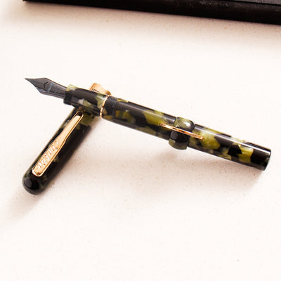 Conklin Mark Twain Vintage Green Crescent Filler Fountain Pen