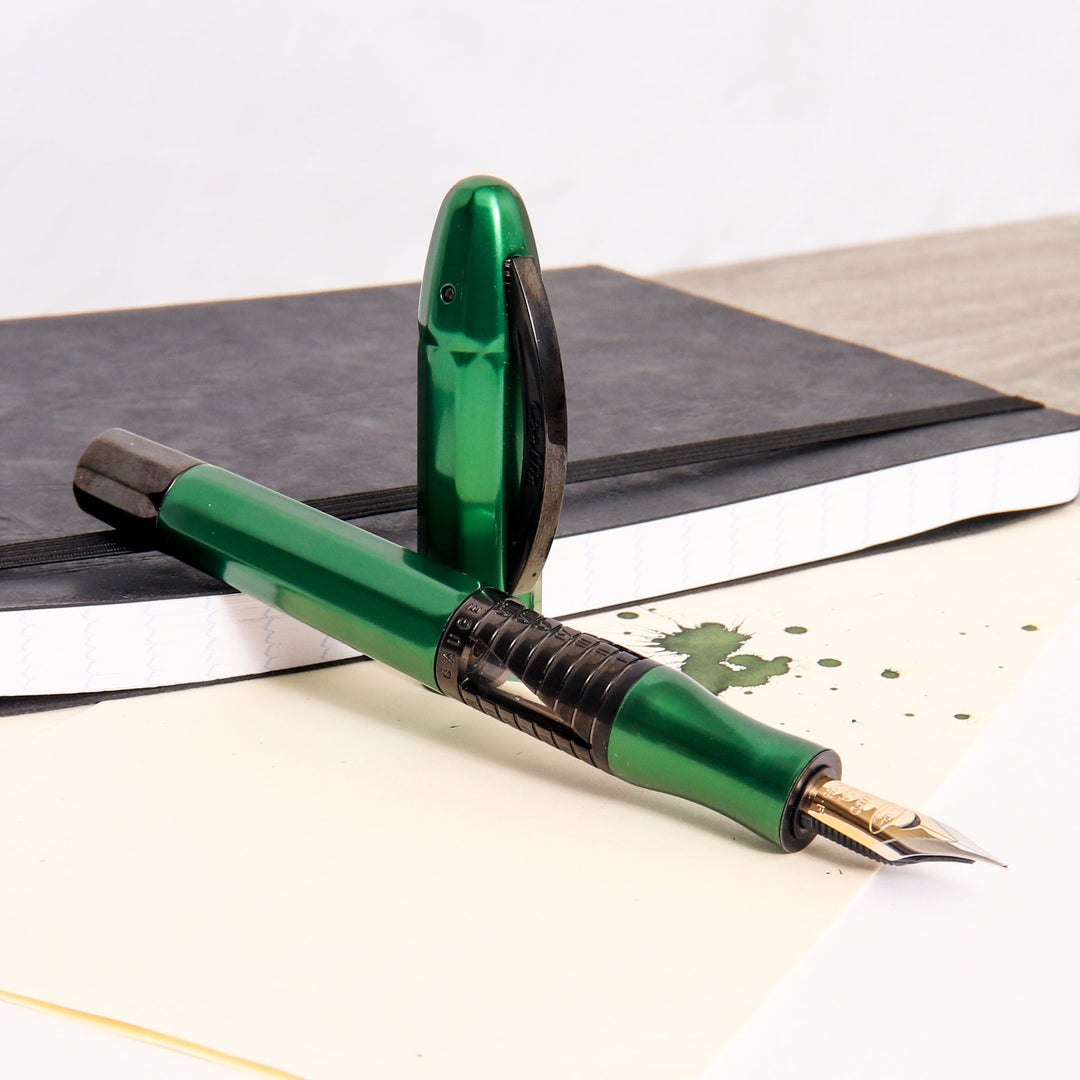 筆記具 Green Conklin Nozac Classic 125th Anniversary Green Fountain Pen – Truphae