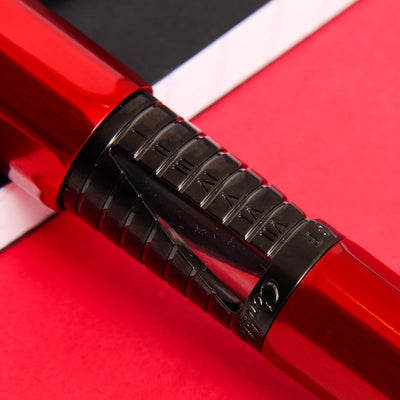 Conklin-Nozac-Classic-125th-Anniversary-Red-Fountain-Pen-Ink-Window