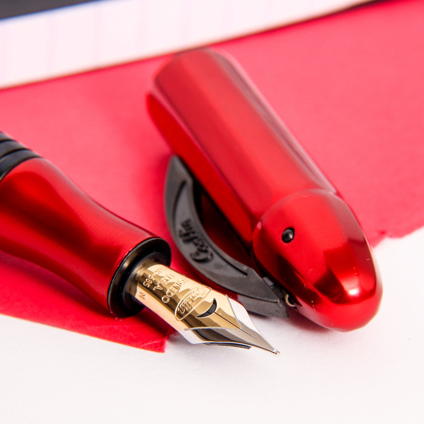 Conklin-Nozac-Classic-125th-Anniversary-Red-Fountain-Pen-Nib-Details