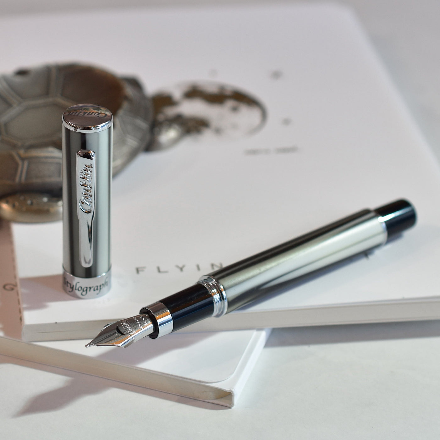 Conklin Stylograph Polar White Fountain Pen