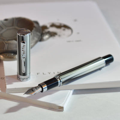 Conklin Stylograph Polar White Fountain Pen