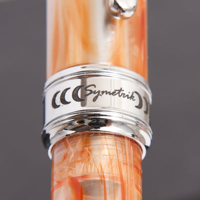 Conklin Symetrik Caramel Sunday Fountain Pen Center Band