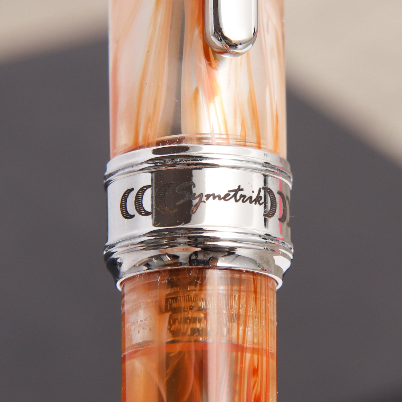 Conklin Symetrik Caramel Sunday Rollerball Pen Center Band