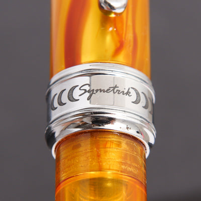 Conklin Symetrik Precious Amber Sunday Fountain Pen Center Band