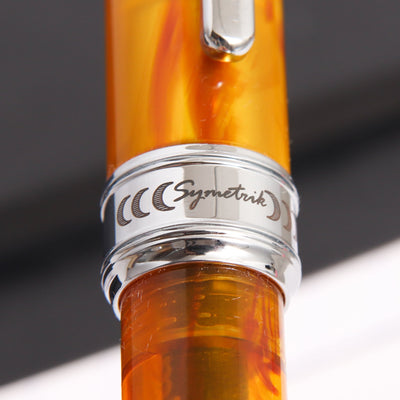 Conklin Symetrik Precious Amber Sunday Rollerball Pen Center Band