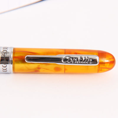 Conklin Symetrik Precious Amber Sunday Rollerball Pen Clip