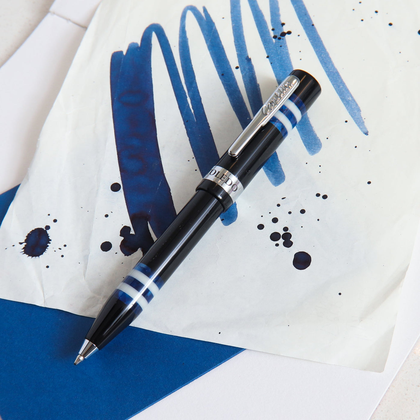Conklin Toledo Blue Ballpoint Pen