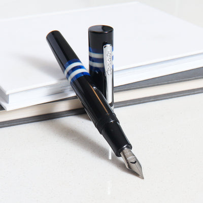 Conklin Black & Blue Fountain Pen