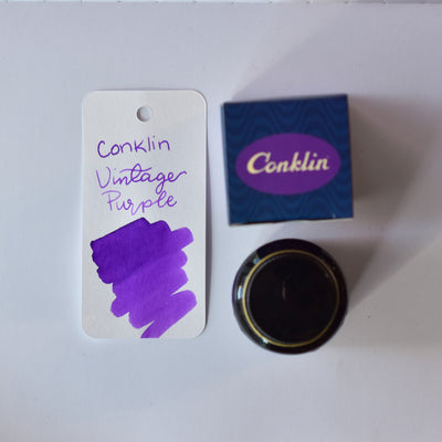 Conklin Vintage Purple Ink Bottle