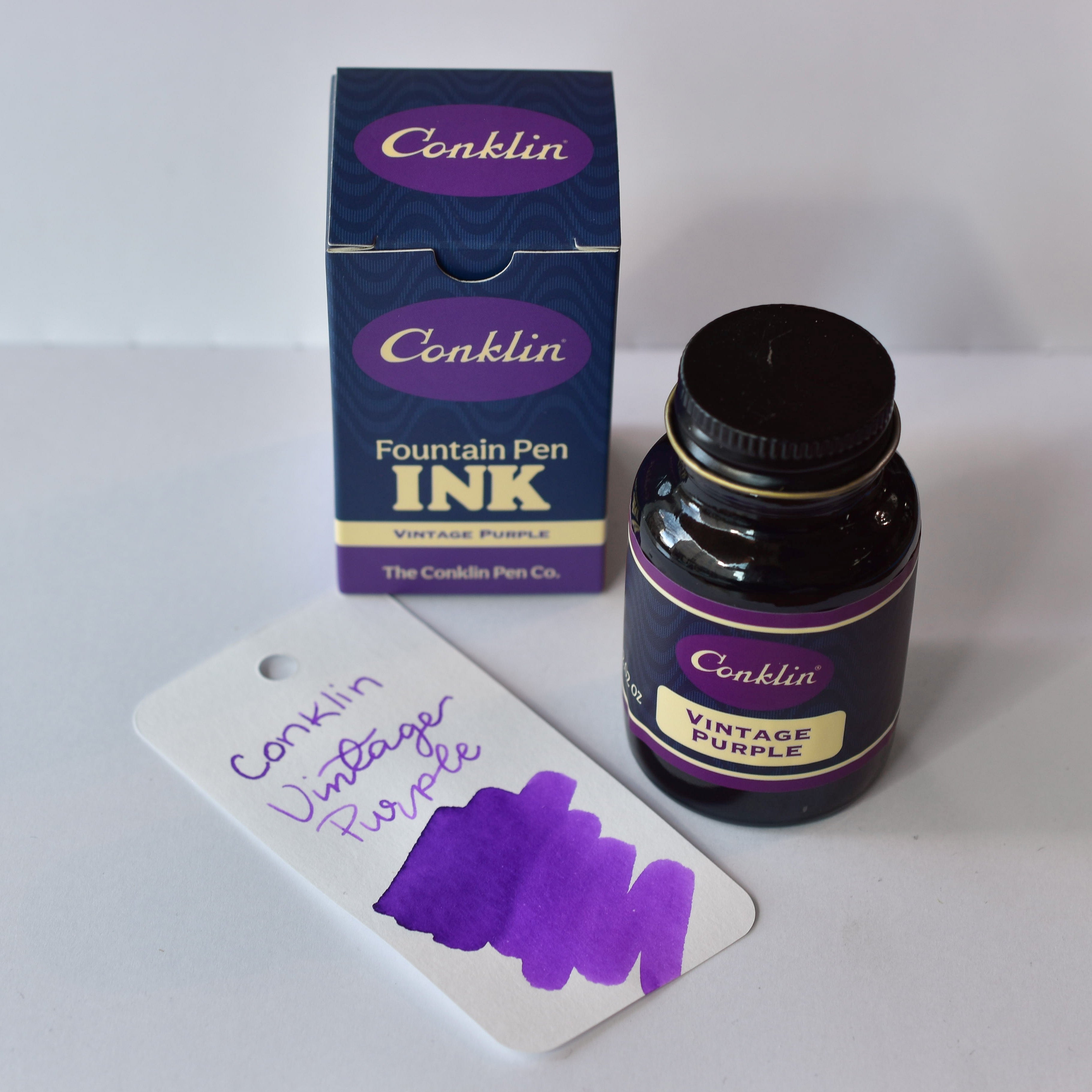 Pent Ink Vintage Fountain Pen And Ink