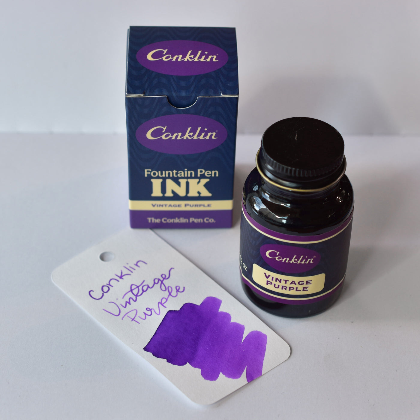 Conklin Vintage Purple Ink Bottle