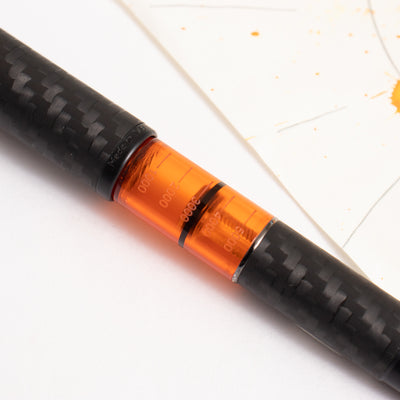 Conklin Word Gauge Orange Carbon Stealth Fountain Pen