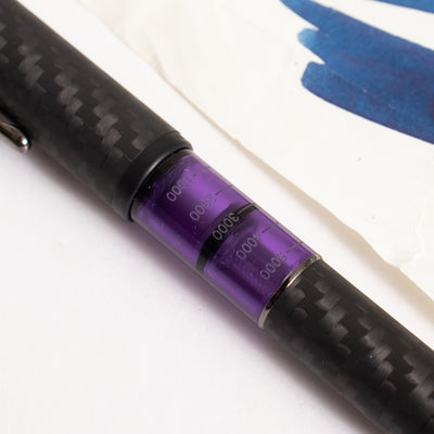 Conklin Word Gauge Purple Carbon Stealth Fountain Pen