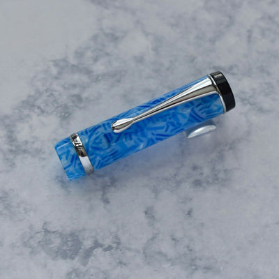 Conklin Duragraph Ice Blue Fountain Pen Extra Fine EF Stainless Steel Nib-Conklin-Truphae