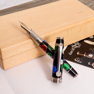 David Oscarson Pierrot & Pierrete Black Fountain Pen Limited Edition #0