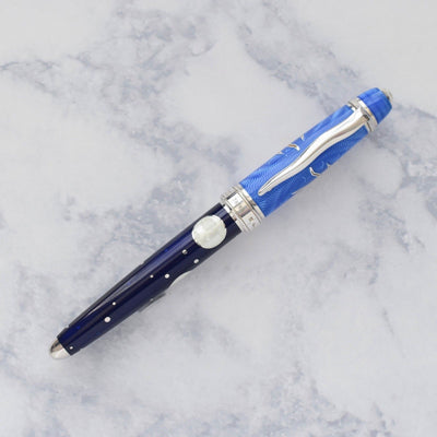 David Oscarson Limited Edition Celestial Dark & Light Blue Fountain Pen-David Oscarson-Truphae