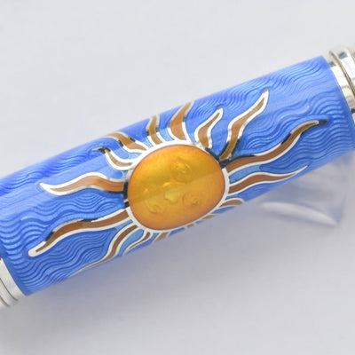 David Oscarson Limited Edition Celestial Dark & Light Blue Fountain Pen-David Oscarson-Truphae