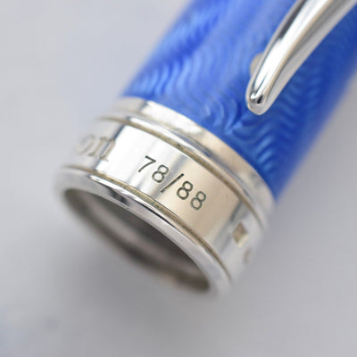 David Oscarson Limited Edition Celestial Dark & Light Blue Fountain Pen-David Oscarson-Truphae