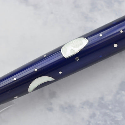 David Oscarson Limited Edition Celestial Dark & Light Blue Fountain Pen-David Oscarson-Truphae