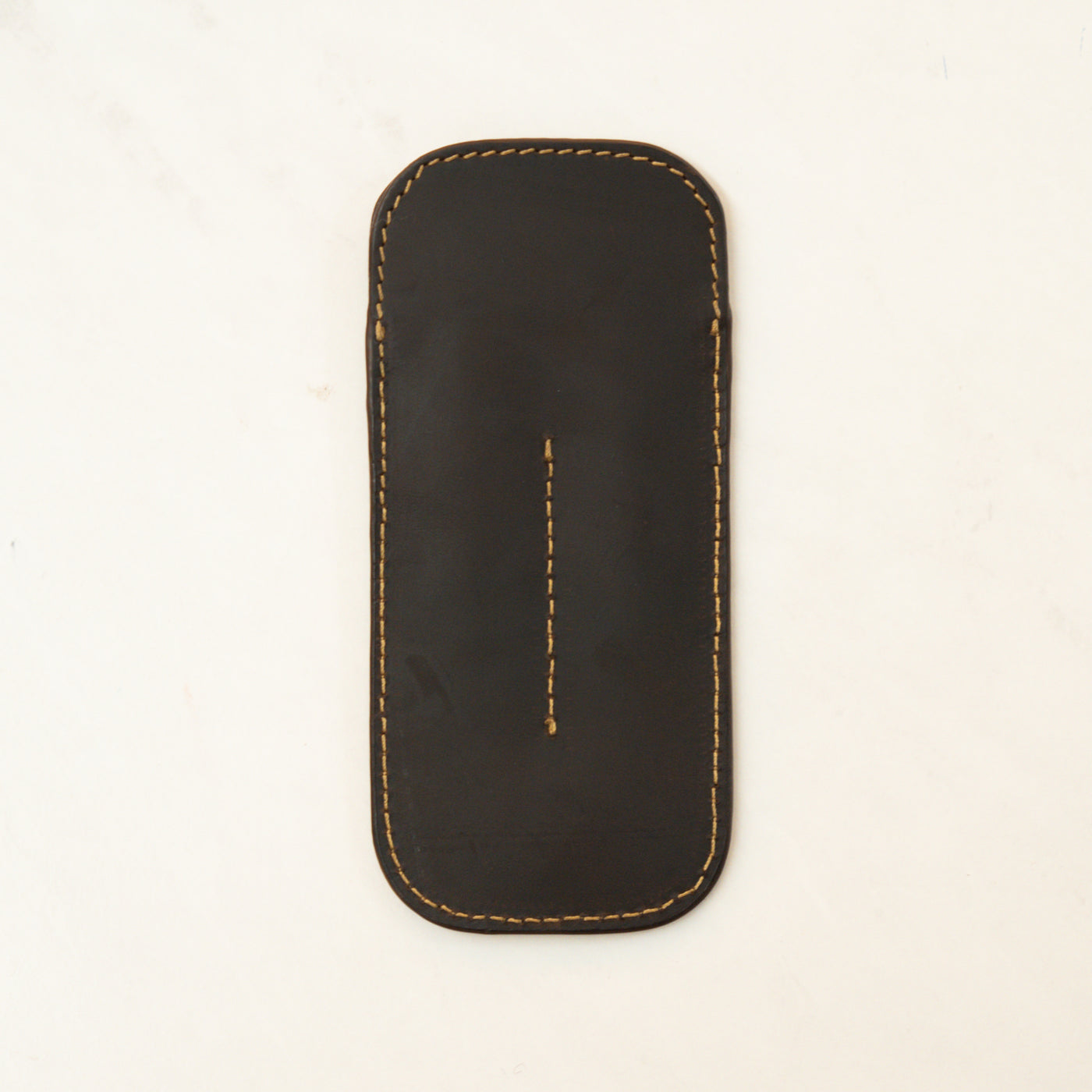 Dee Charles Rawhide Gold Double Pen Case